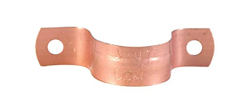 Sioux Chief 3/4 Inch Copper Plated Tube Strap - Heavy Duty Pipe Hanger for Plumbing, HVAC, and Electrical Installations - Ideal for Residential and Commercial Use