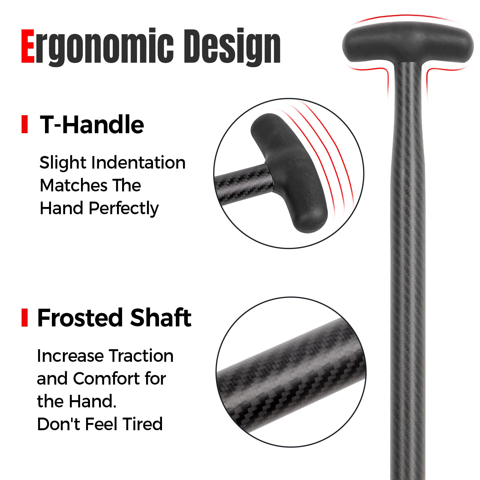 Premium Full Carbon Fiber Dragon Boat Paddles - Lightweight & Durable IDBF Approved Racing Paddle (117/120/122/125cm) with Protective Paddle Bag - Perfect for Competitive Dragon Boat Racing, Team Training, and Water Sports Enthusiasts