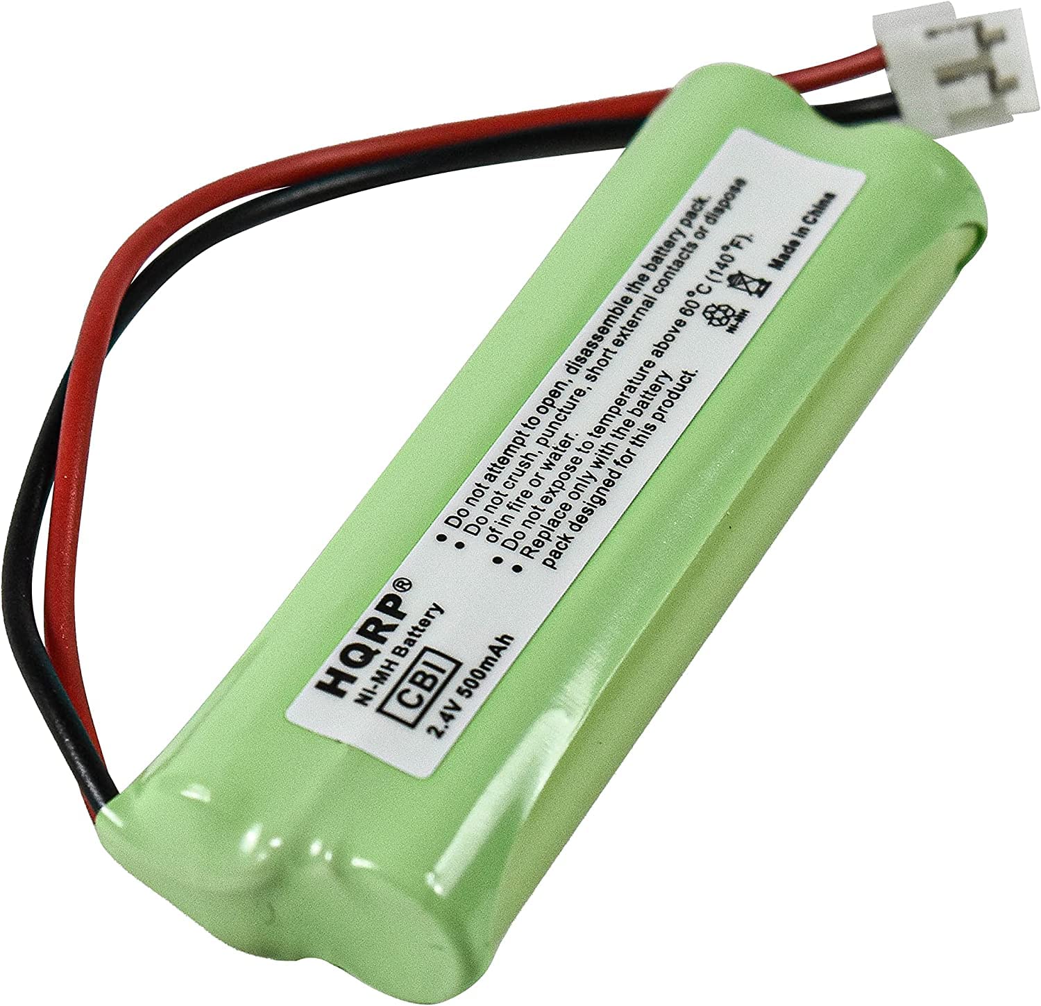 HQRP 2-Pack Rechargeable Cordless Phone Batteries Compatible with VTech BT-18443 / BT18443 - Long Lasting Replacement Battery for Home & Office Use