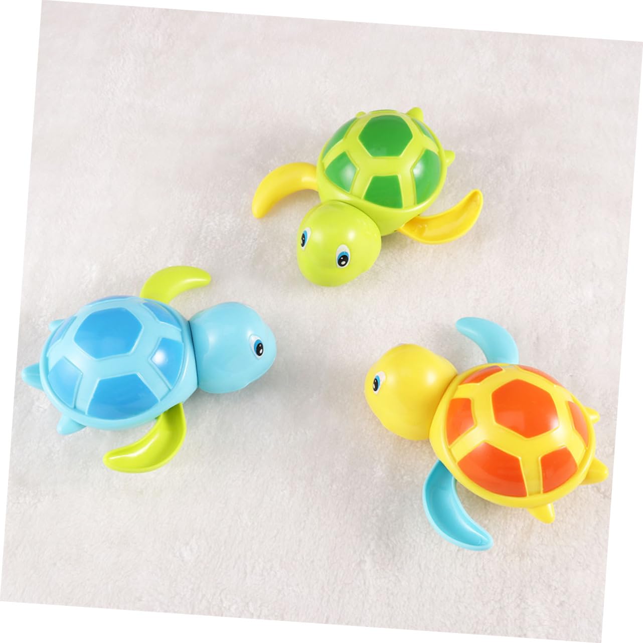 9 Pcs Wind-Up Animal Bath Toys - Cute Rubber Duck & Sea Creatures for Bubble Bath, Pool & Baby Shower Gifts - Fun Bathtime Play Set for Toddlers & Kids