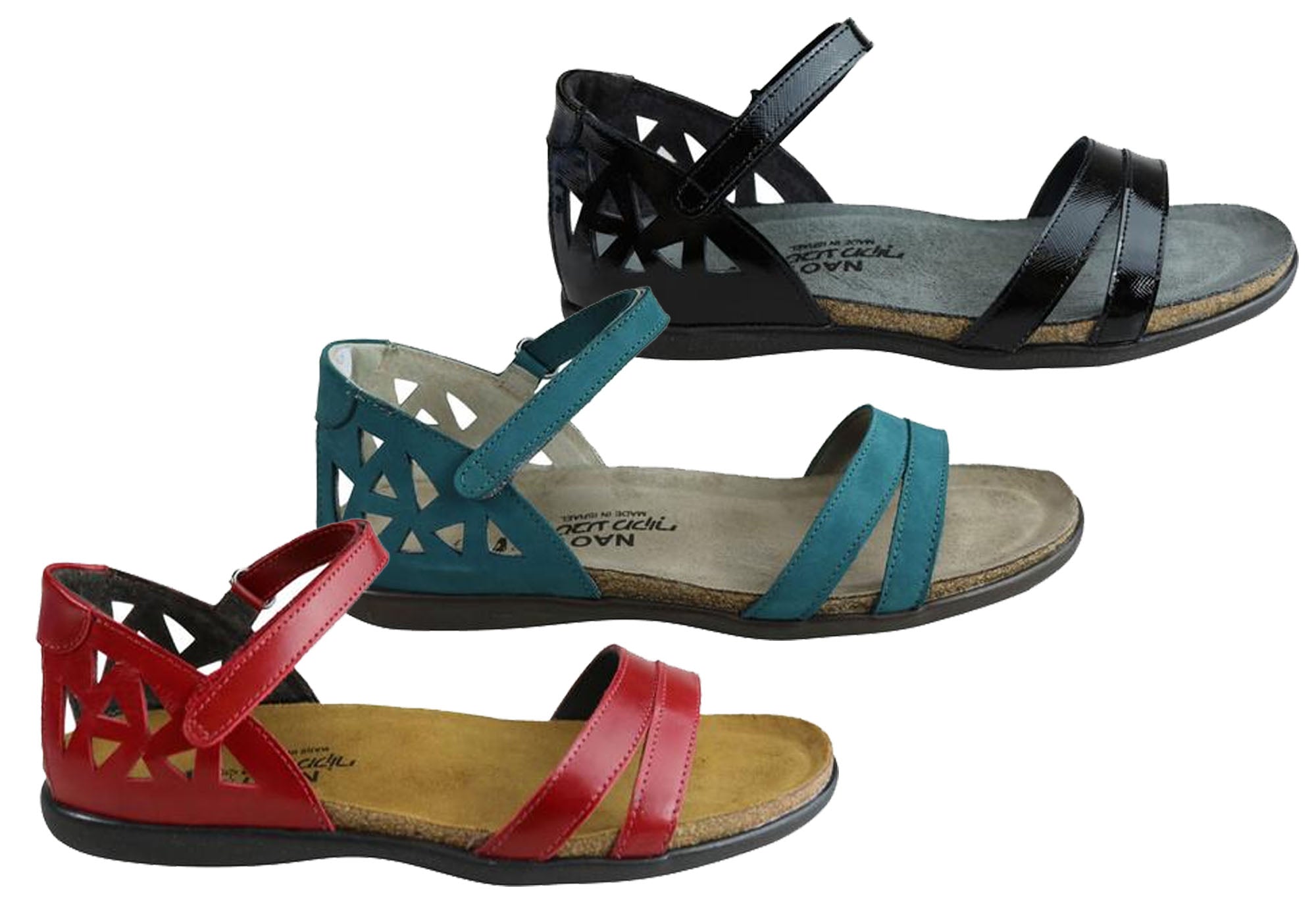 Naot Bonnie Women's Leather Comfortable Supportive Sandals - Orthopedic Arch Support for Walking, Travel & Everyday Wear