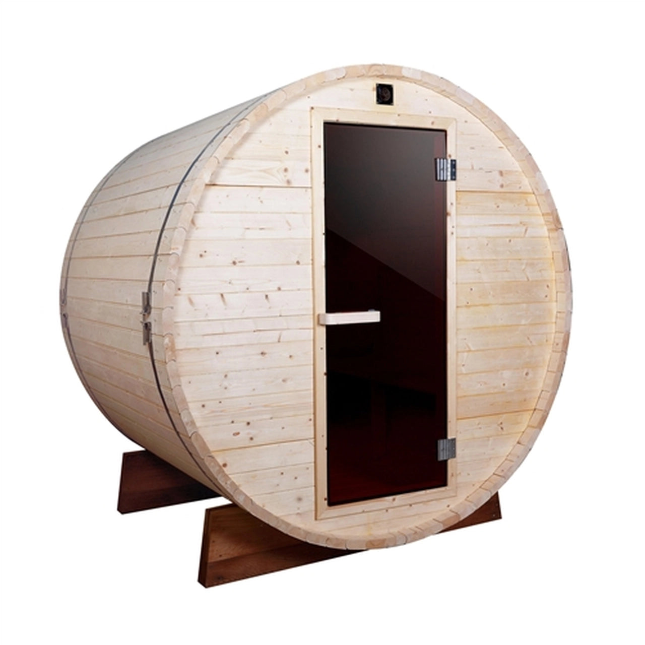 Aleko 4-Person White Pine Barrel Sauna for Outdoor & Indoor Use - 4.5 kW ETL Certified Heater - Perfect for Home Spa, Relaxation & Wellness Retreat