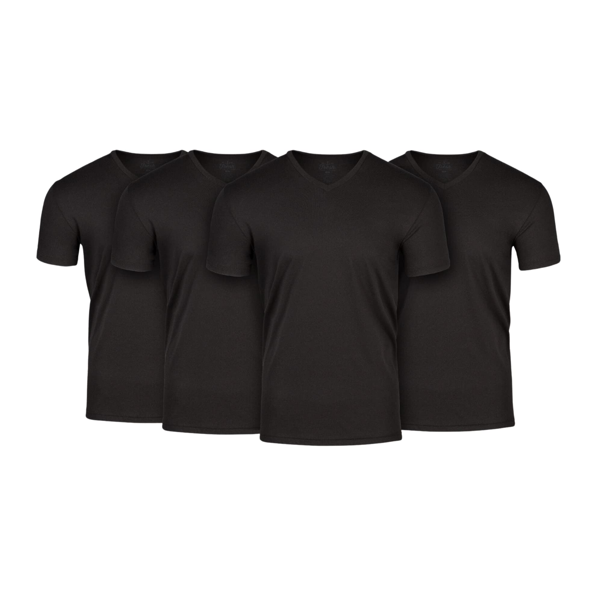 Premium Men's V-Neck T-Shirt Pack - Soft, Pre-Shrunk Cotton Blend Tees for Everyday Comfort | Casual Wear, Layering & Gym Essentials