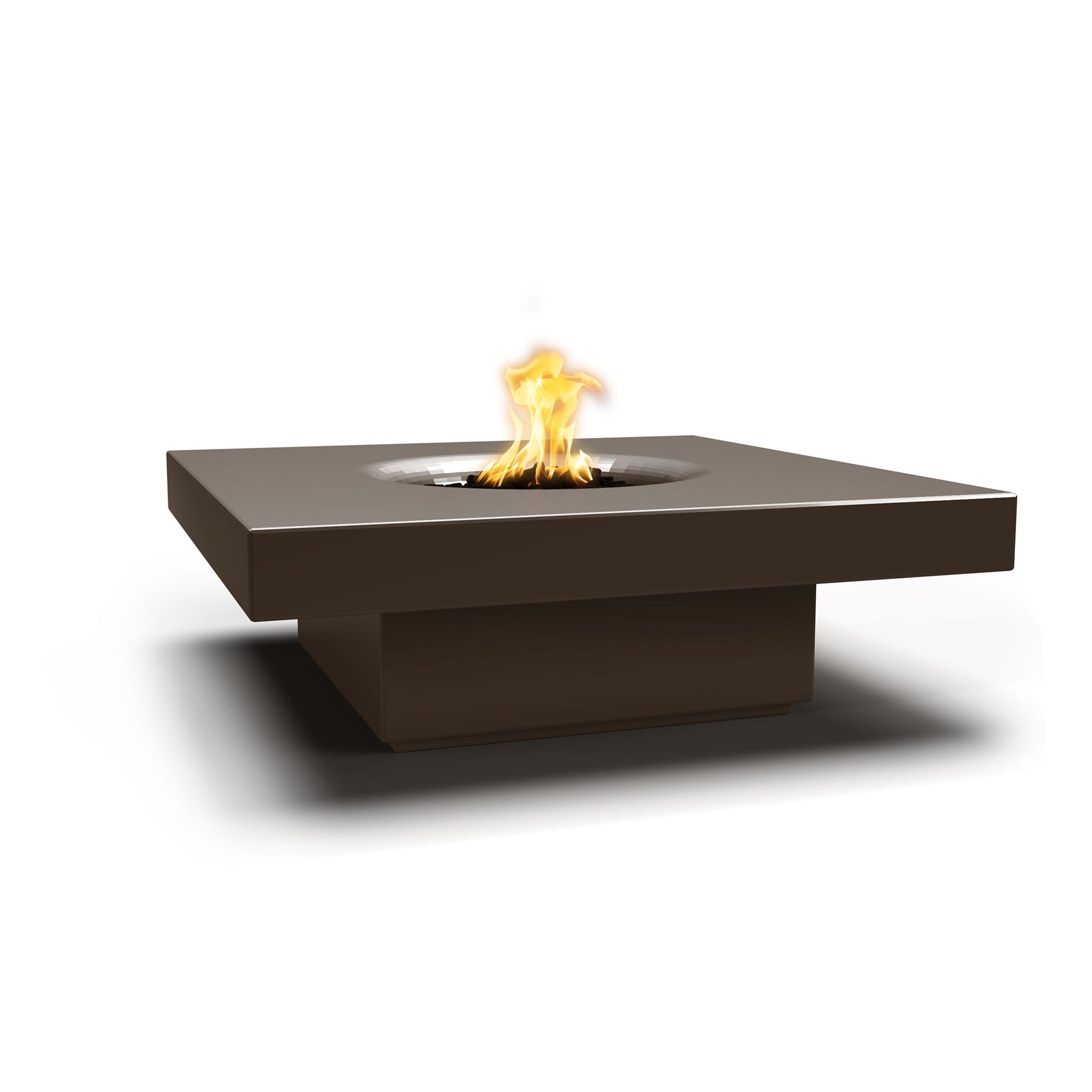 Balboa Square GFRC Outdoor Fire Table - Weatherproof & Durable Gas Fire Pit for Patio, Deck, Backyard - Perfect for Entertaining & Relaxing