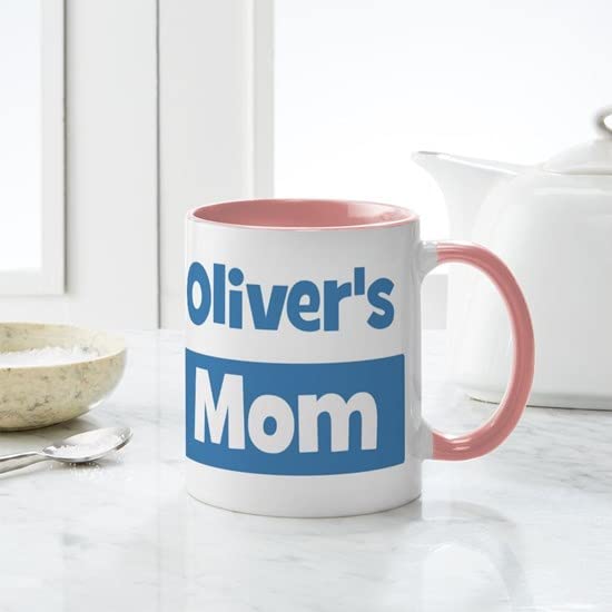 Olivers Mom Ceramic Coffee Mug 11 oz (325 ml) - Perfect Gift for Mothers Day, Birthday & Daily Coffee Use - Dishwasher & Microwave Safe