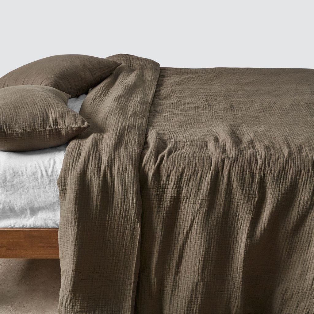Organic Cotton Gauze Duvet Cover Set - Breathable & Soft Bedding for All Seasons | Perfect for Cozy Bedrooms, Guest Rooms & Vacation Homes