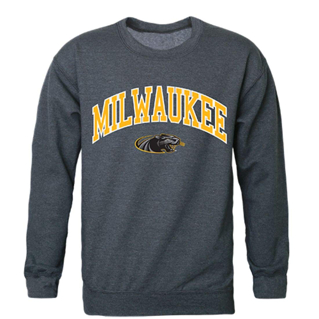 University of Wisconsin Milwaukee Campus Crewneck Sweatshirt - Black | Comfortable Pullover Sweater for College Students & Alumni | Perfect for Game Day, Campus Wear & Casual Outfits