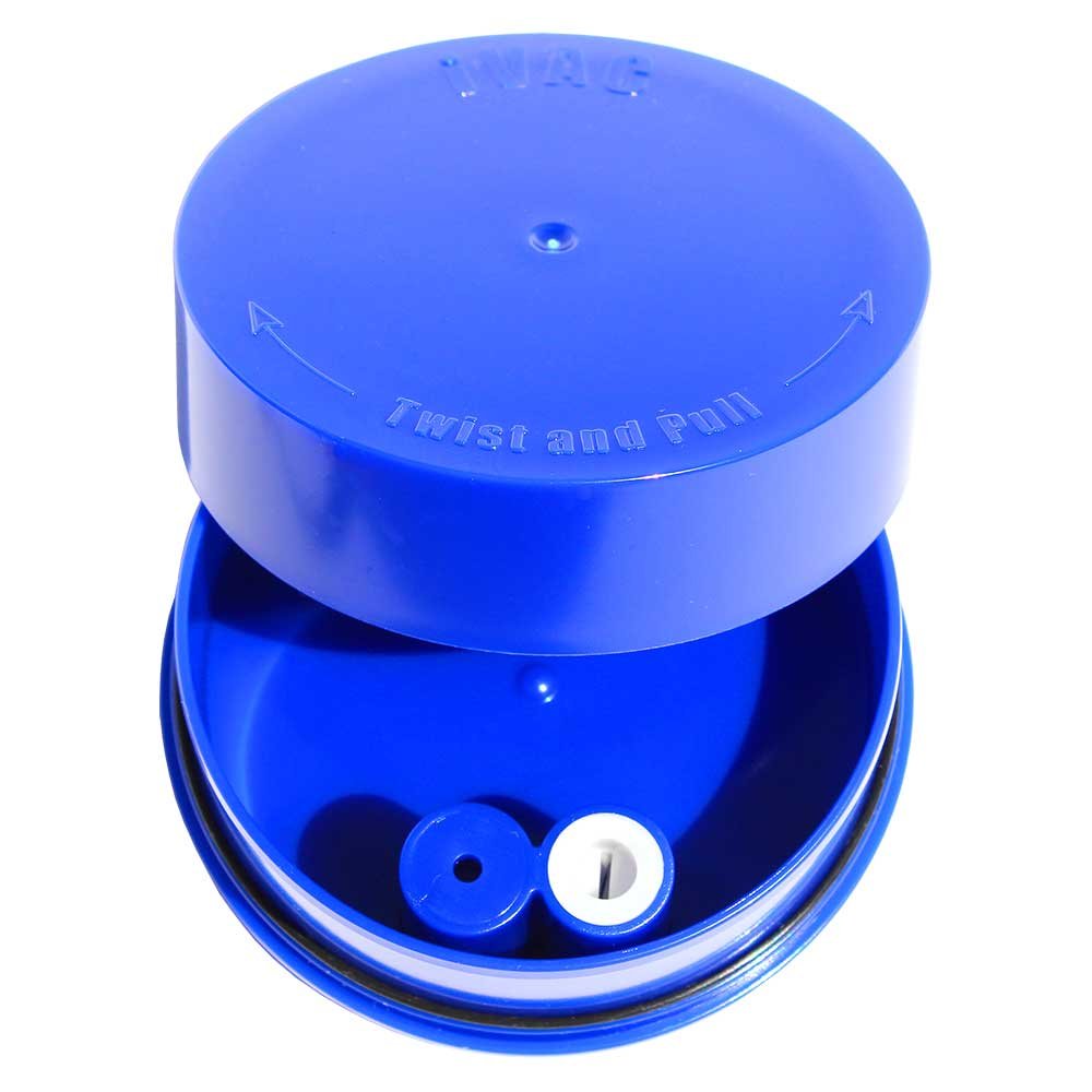 Premium Vacuum Sealed Food Storage Container - Airtight Kitchen Organizer for Meal Prep & Leftovers (Dark Blue) | Ideal for Sous Vide, Freezing, Camping & Pantry Organization
