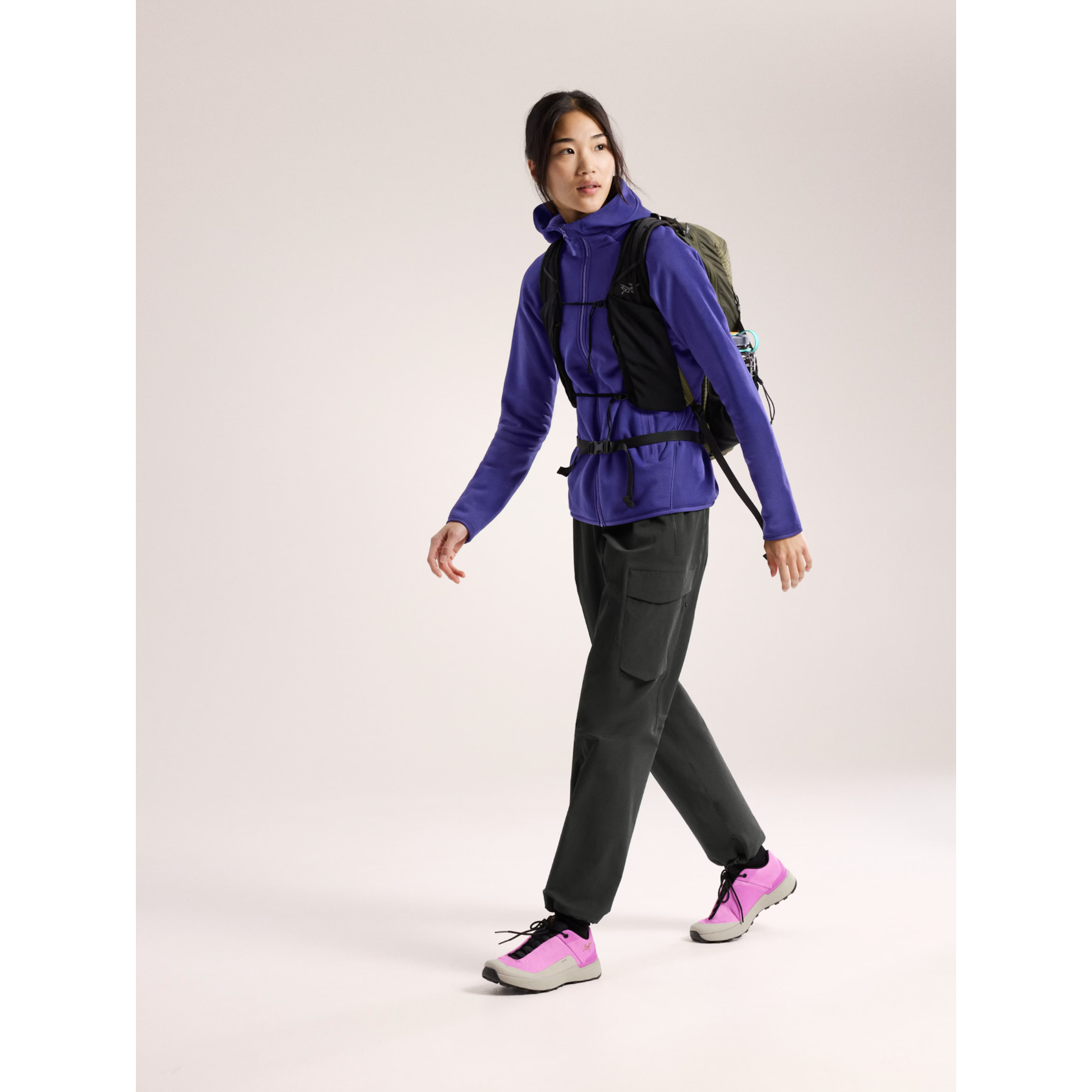 Arc'teryx Women's Kyanite Hoody - Lightweight Fleece Jacket for Hiking, Camping & Outdoor Adventures - Water-Resistant & Breathable Midlayer for Cold Weather
