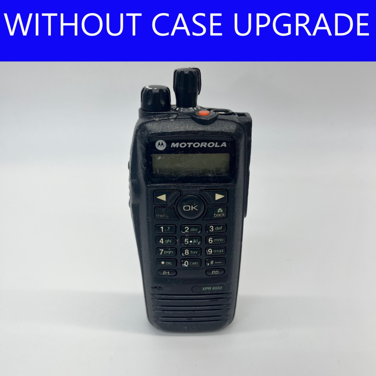 Motorola XPR6550 AAH55QDH9LA1AN Digital UHF Two-Way Radio - MOTOTRBO Connect Plus & LTR Passport Compatible - Ideal for Construction, Security & Outdoor Adventures