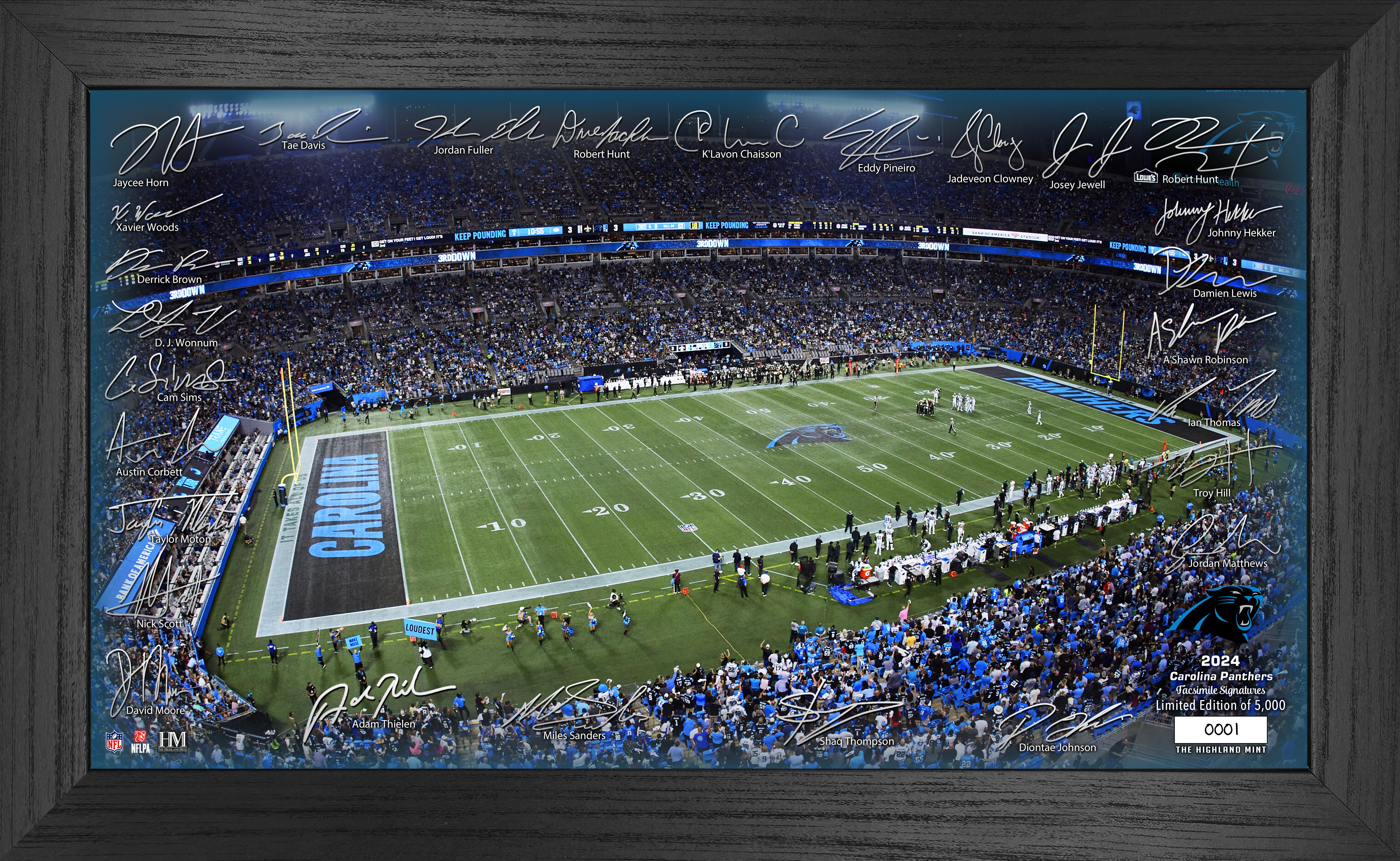 Carolina Panthers 2024 NFL Signature Gridiron Football - Official Licensed Game Ball for Fans, Collectors & Tailgating Parties | Perfect for Gifts, Display & Game Day Celebrations