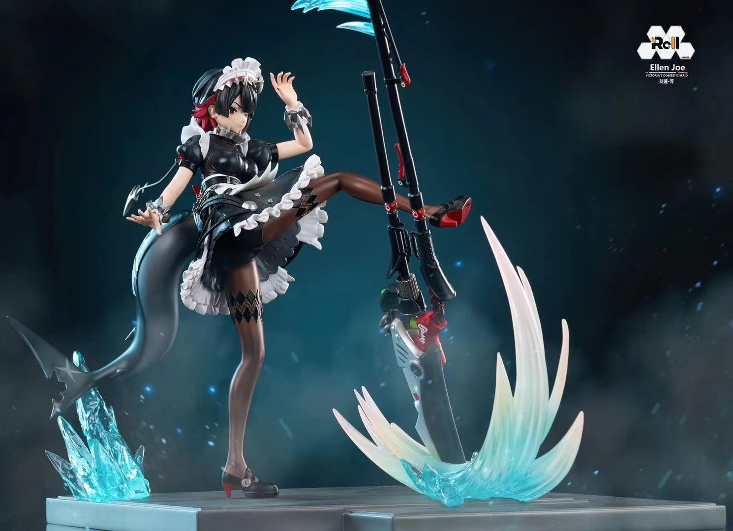 Roll Studio Zenless Zone Zero Ellen Joe Action Figure - Collectible Anime Character Statue for Fans | Perfect for Display, Gaming Setups, and Anime Merchandise Collections
