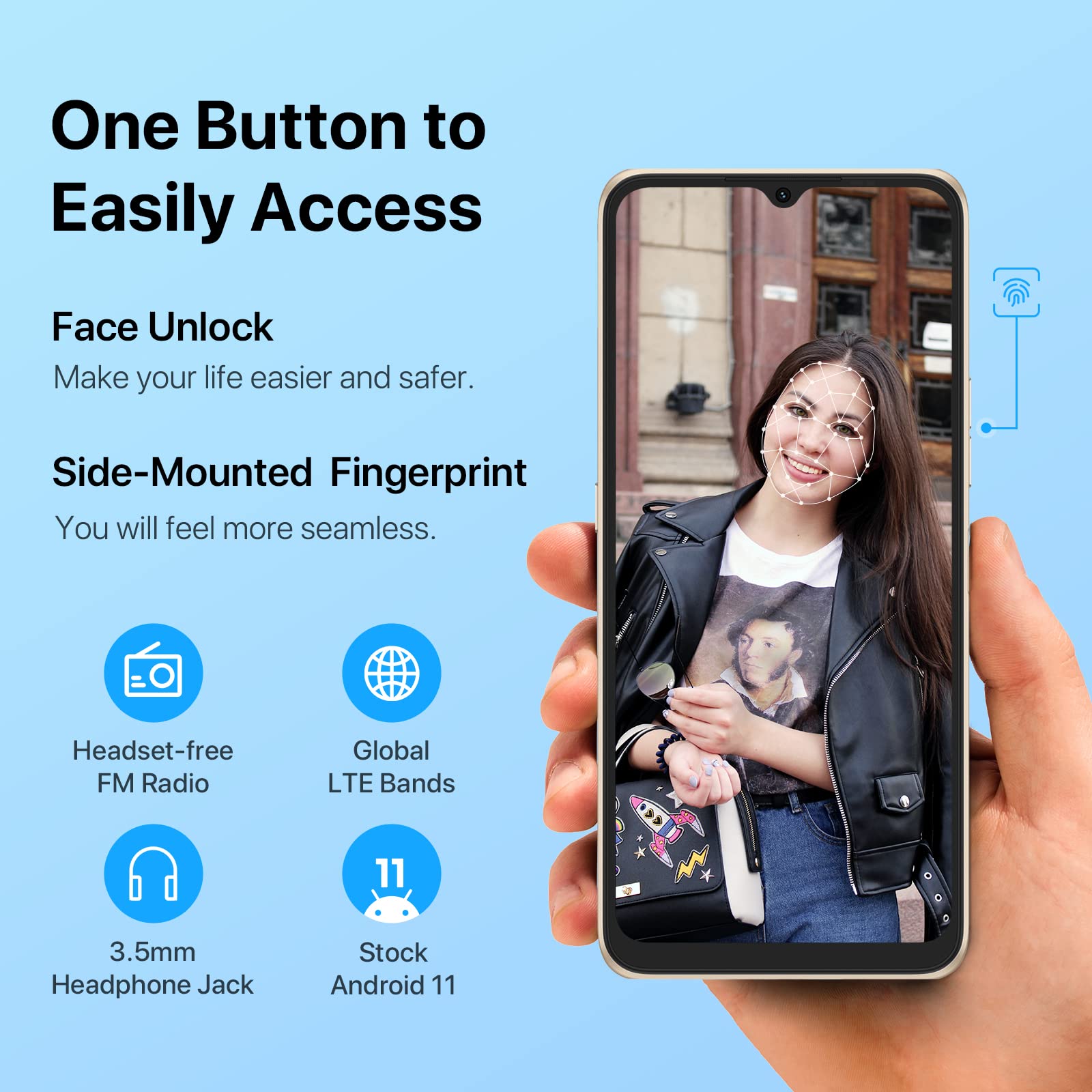 UMIDIGI Power 7 Unlocked Smartphone - 6.7
