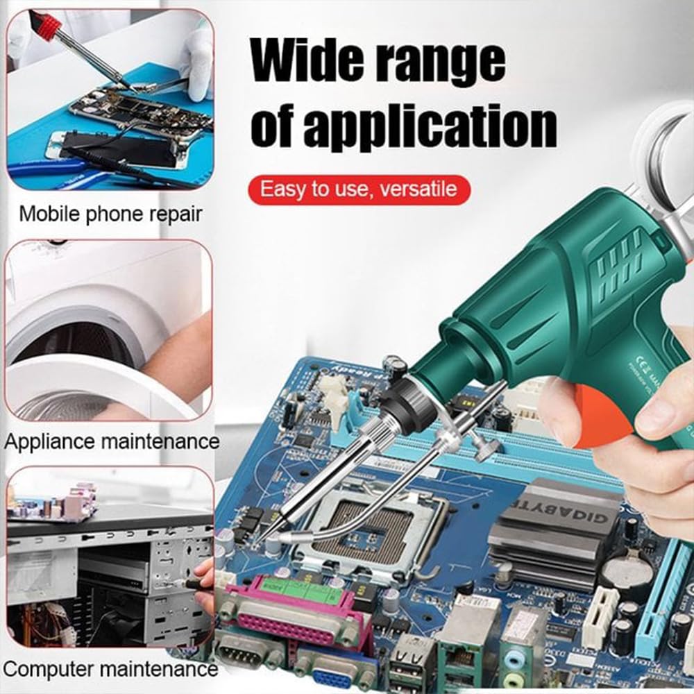 60W Multi-Function Soldering Iron Kit with 5-Piece Accessories - Professional External Heating Soldering Gun for Electronics Repair, Welding & DIY Projects - Perfect for Home, Workshop & Circuit Board Fixing