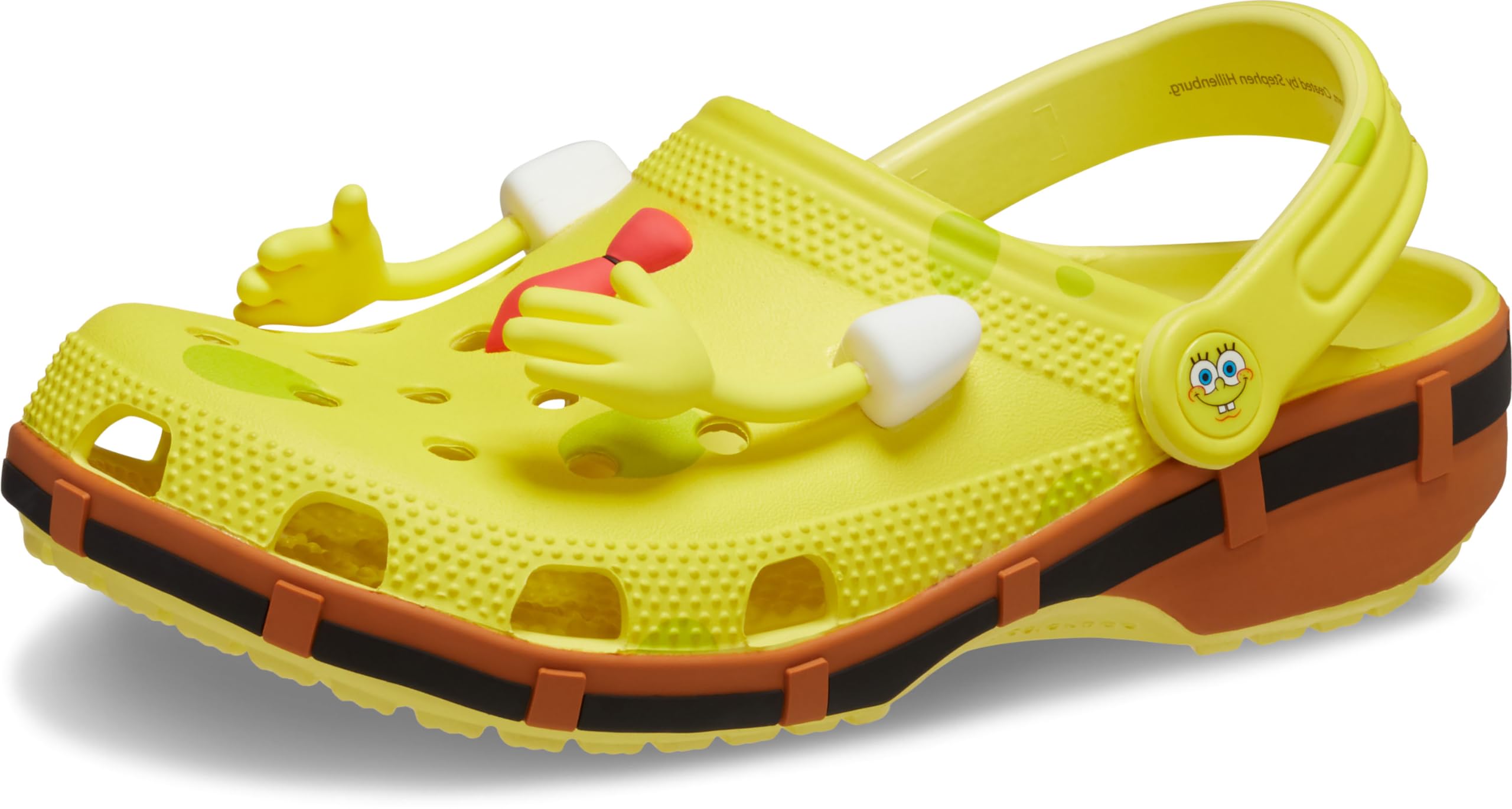 Crocs Unisex-Adult Spongebob Squarepants Classic Clogs - Lightweight Comfortable Slip-On Shoes for Men & Women - Perfect for Casual Wear, Beach, Pool & Outdoor Activities