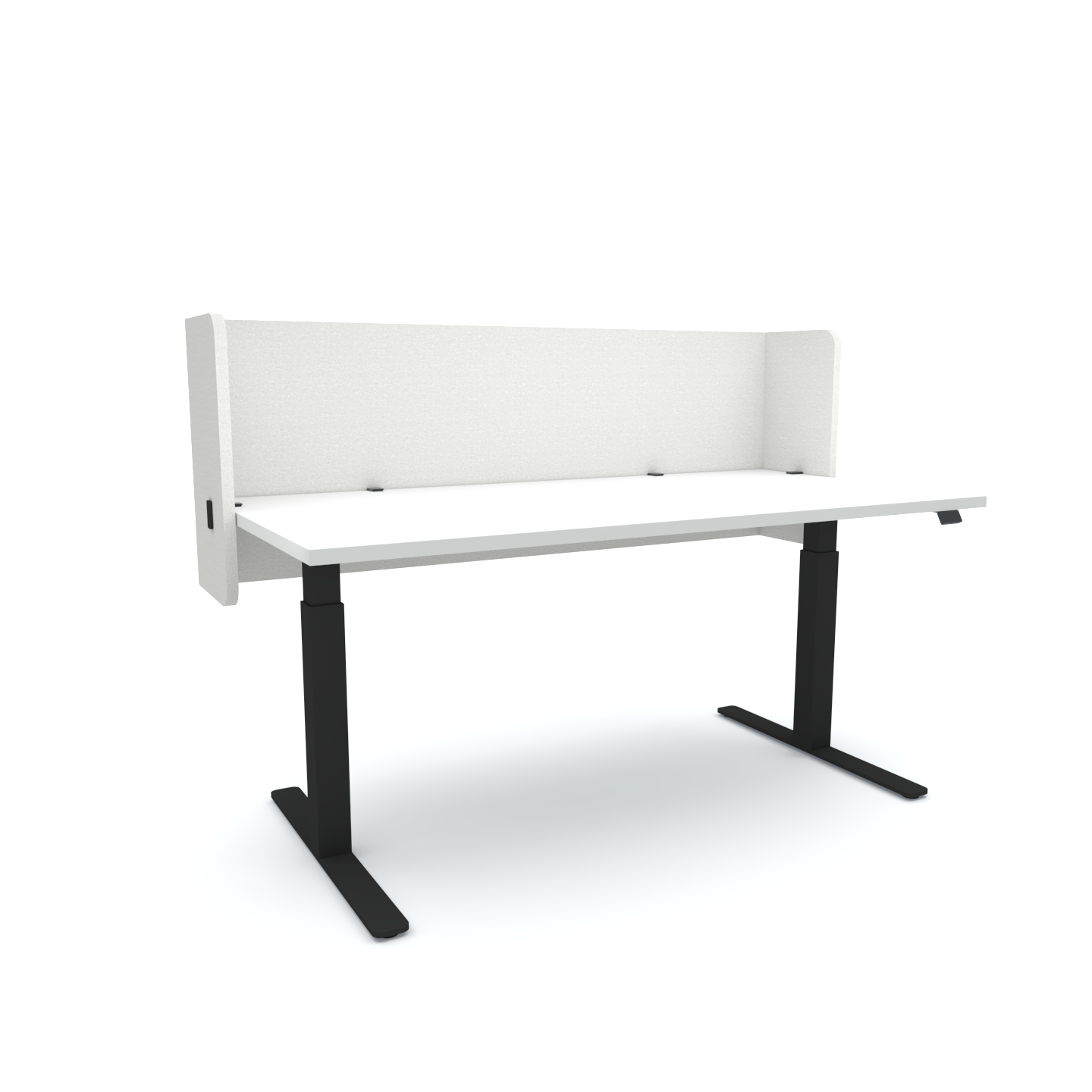 Acoustic Desk Privacy Screen Pod - 1500mm x 24mm x 600mm Soundproof Office Partition - Multiple Color Options for Home & Office Workspaces