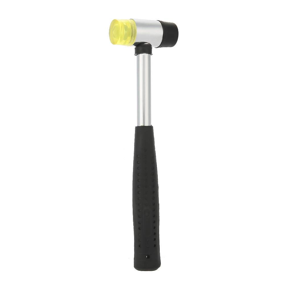 Multi-Function Hammer with Steel Handle & Non-Slip Rubber Grip - Double-Face Head (25mm) for Home Repair, Construction, and DIY Projects