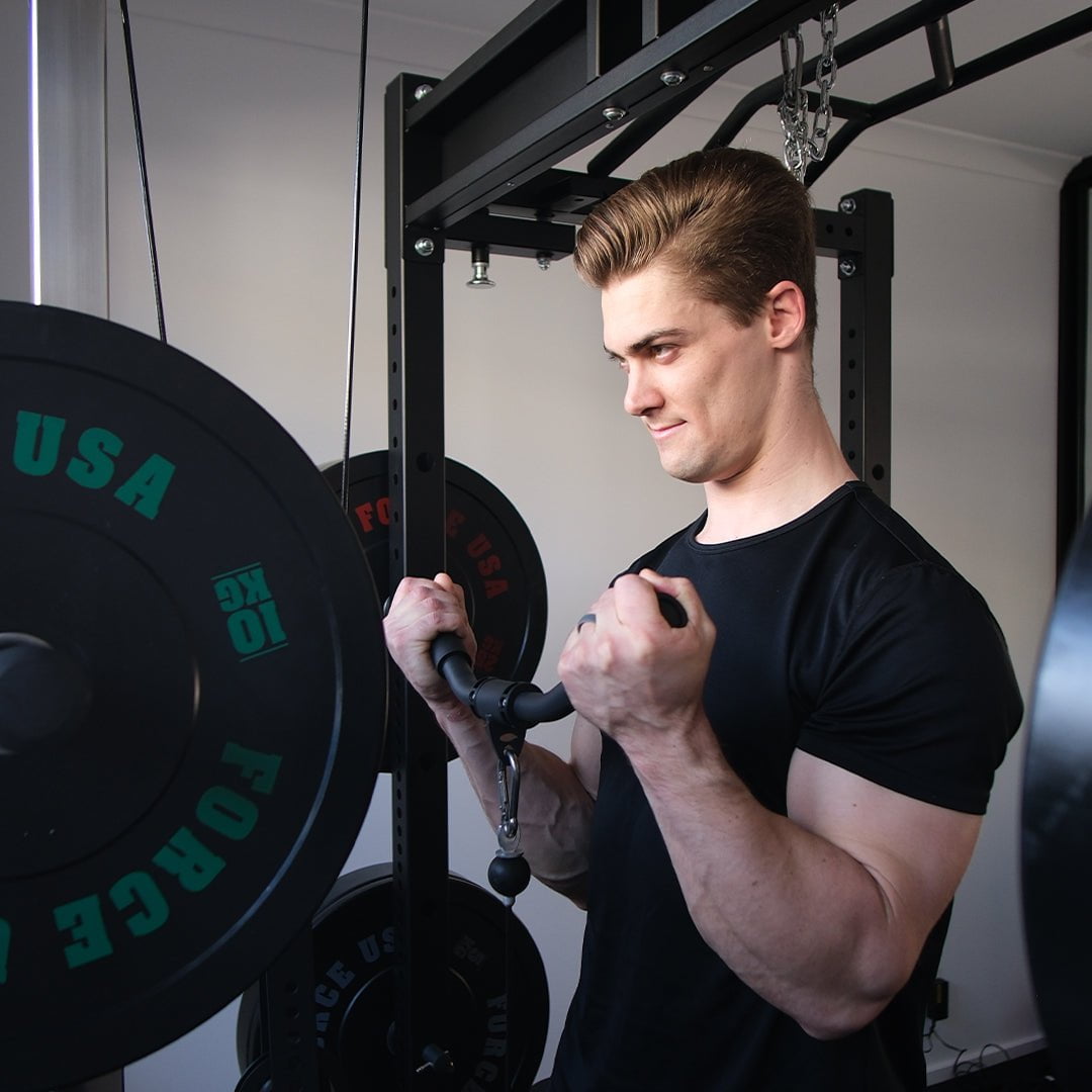 Force USA MyRack Lat Pull Down Attachment - Premium Gym Equipment for Home Workouts | Strength Training & Back Exercises | Perfect for Home Gyms & Fitness Enthusiasts