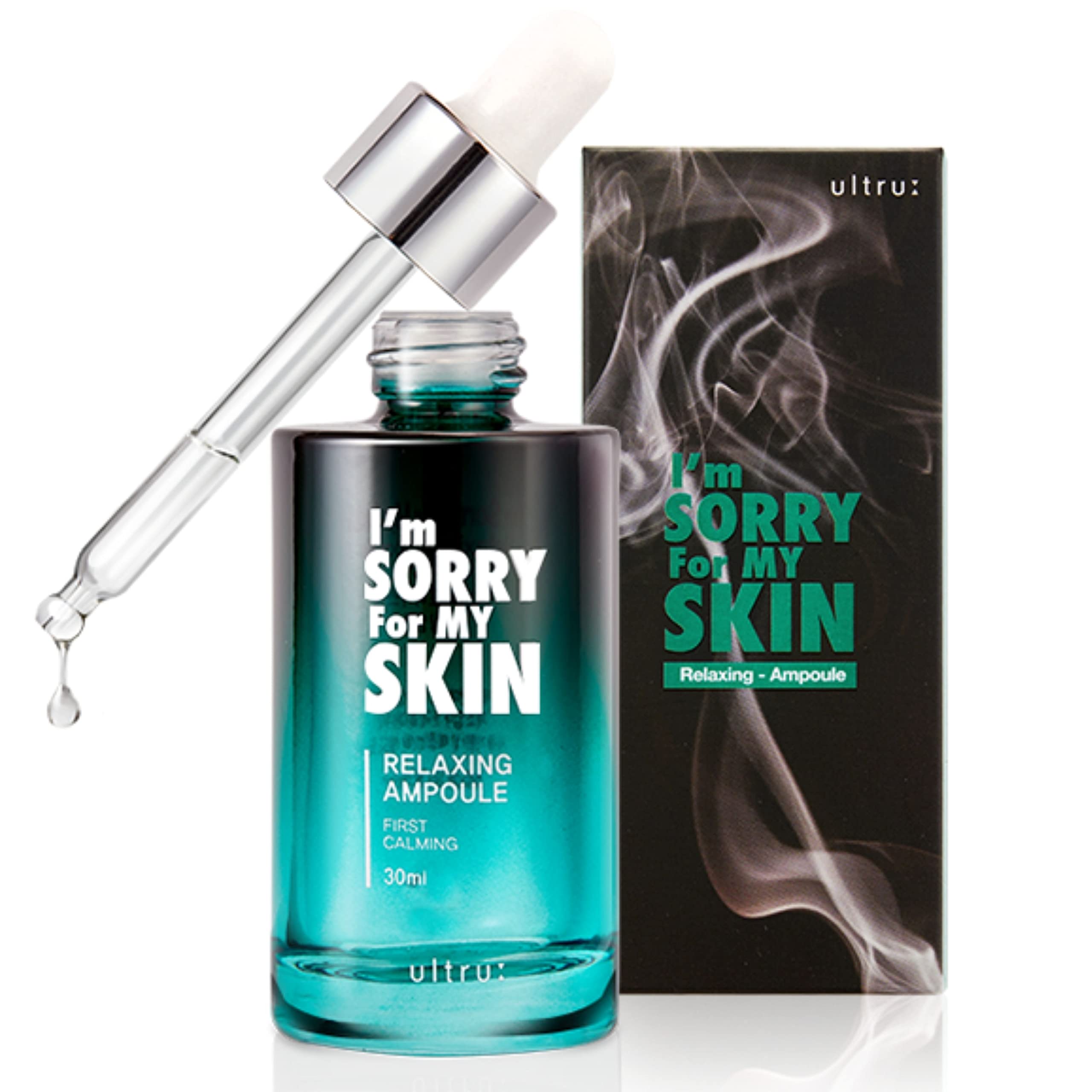 Korean Anti-Aging Serum | I'm Sorry For My Skin Relaxing Ampoule 30ml - Wrinkle Reduction, Deep Hydration & Skin Repair | Perfect for Night Routine & Daily Skincare Regimen