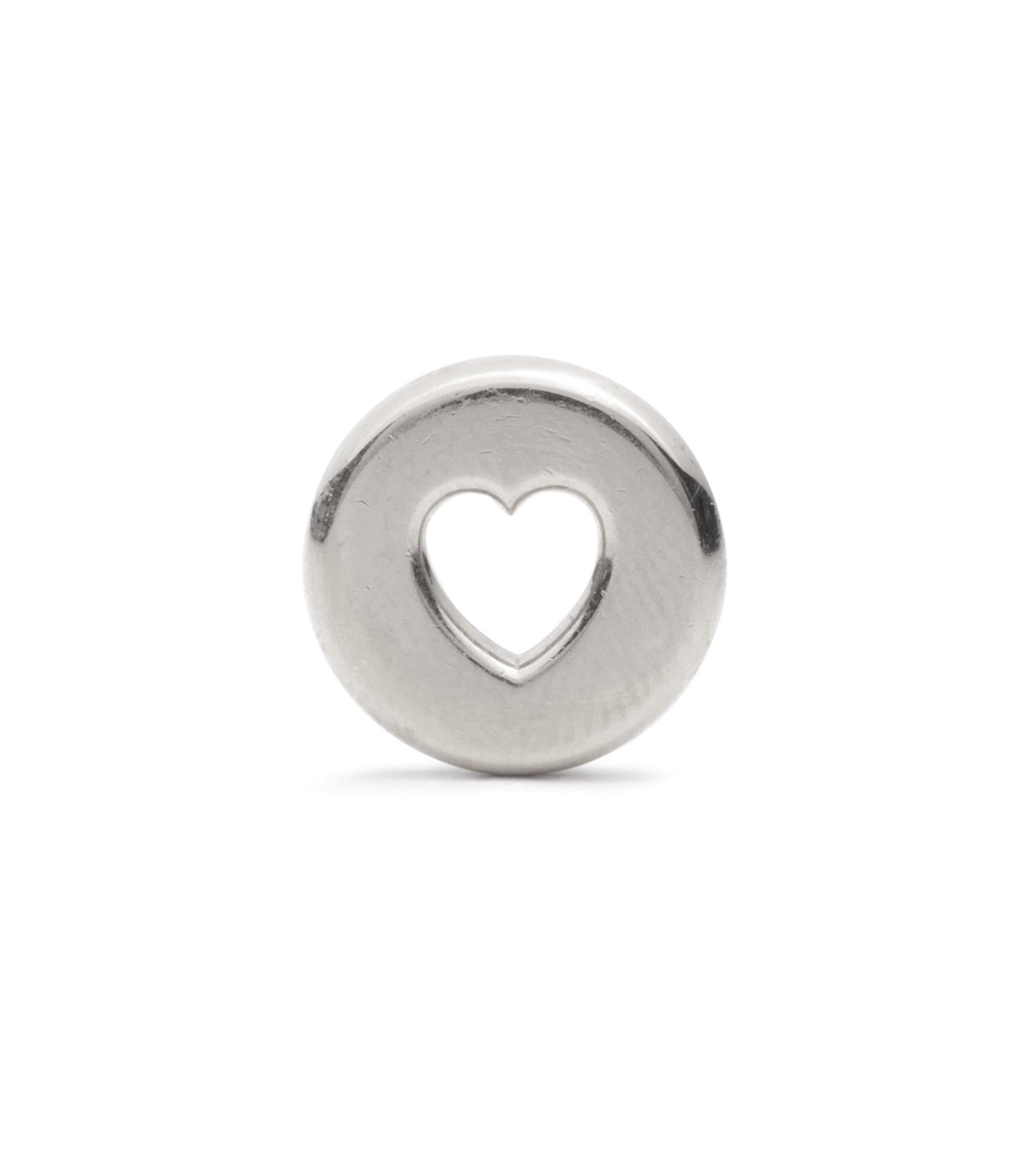 Large White Gold Heartbeat Necklace - Elegant Jewelry Gift for Women, Perfect for Anniversaries, Valentine's Day & Romantic Occasions