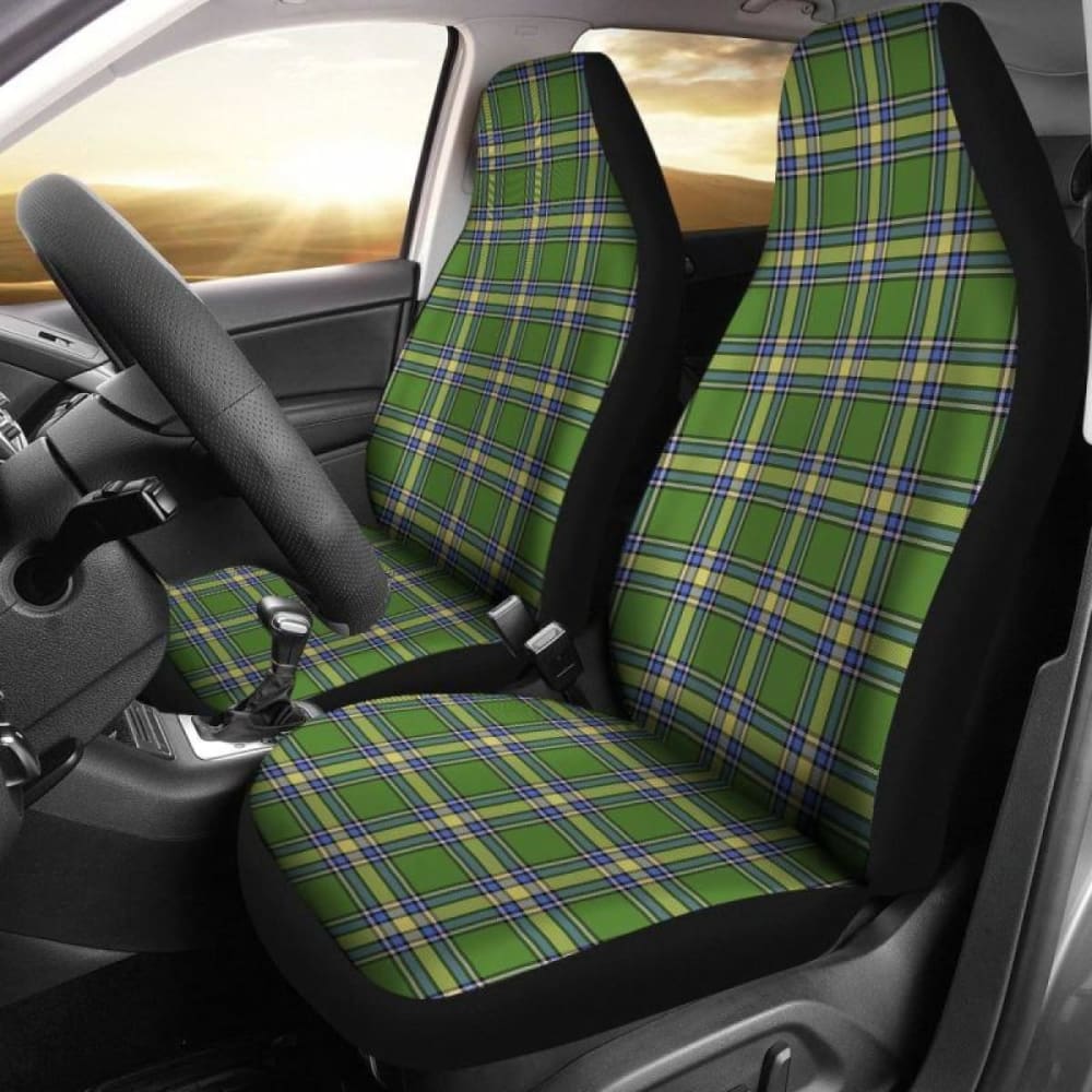 Premium Alberta Tartan Canada Tartan Car Seat Covers - Durable & Stylish for Cars, Trucks & SUVs - Perfect for Road Trips, Daily Commutes & Canadian Pride Display