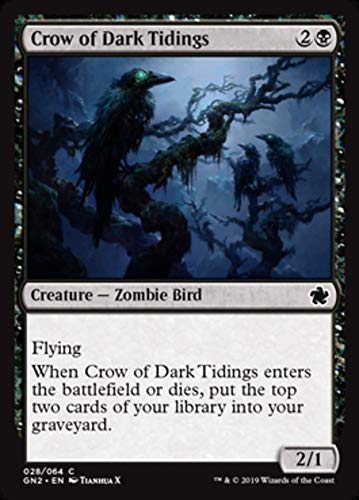 Magic: The Gathering - Crow of Dark Tidings (2019 Game Night Edition) | Collectible Trading Card Game for MTG Players | Perfect for Game Nights, Tournaments & Strategy Deck Building