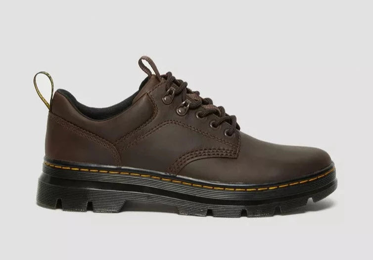 Dr. Martens Reeder Brown Leather Boots for Men & Women - Stylish & Durable Footwear for Casual, Work & Outdoor Adventures