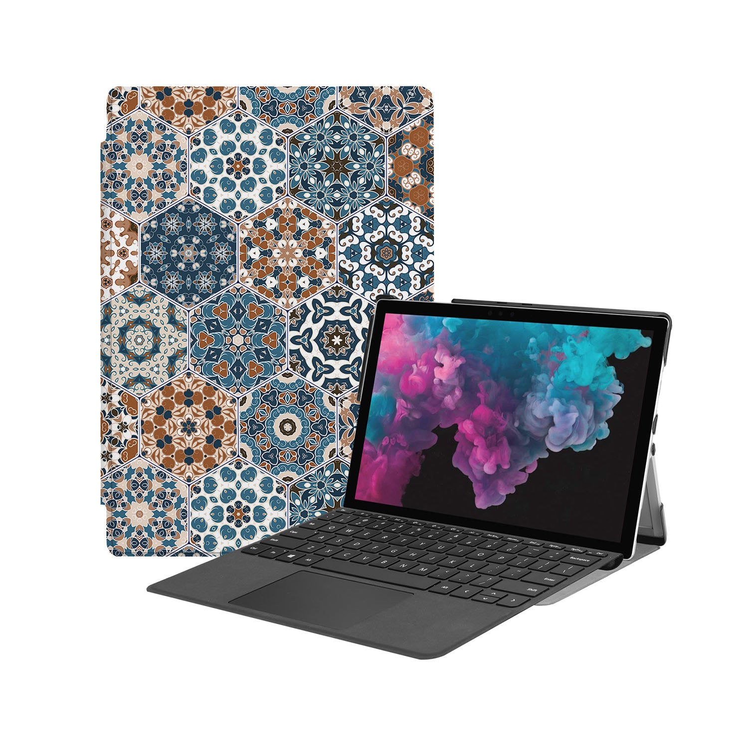 Microsoft Surface Case with Aztec Tribal Design - Durable Protective Cover for Microsoft Surface Pro/Go/Laptop - Perfect for Work, Travel, and School Use
