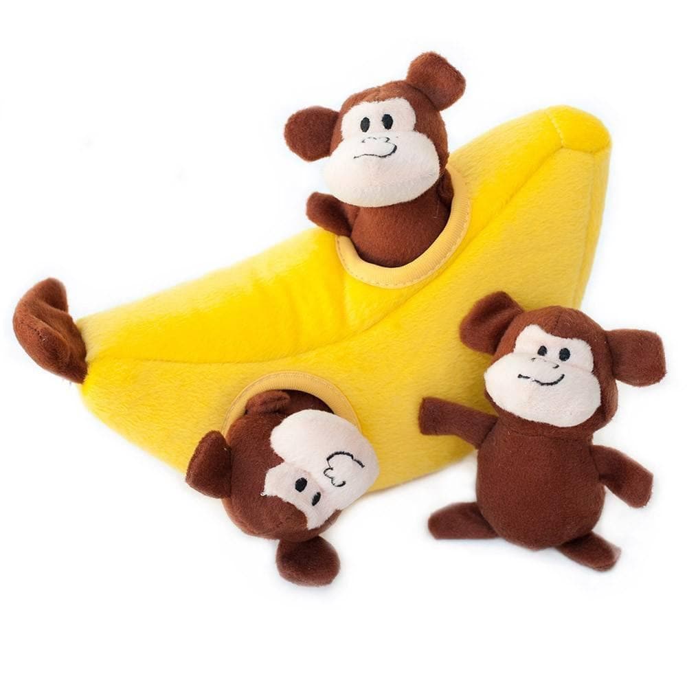 Monkey 'n Banana Plush Toy - Soft & Cuddly Stuffed Animal for Kids, Perfect for Playtime, Gifts & Nursery Decor | Fun & Adorable Monkey with Banana Design
