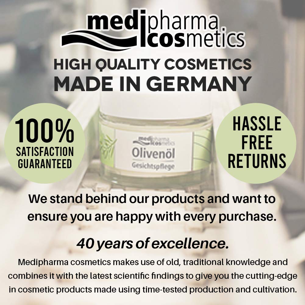 Medipharma Cosmetics Night Care Cream with Duo-Hyaluronic Complex - Anti-Wrinkle & Anti-Aging Face Moisturizer for Normal to Dry Skin - 50ml - Perfect for Nighttime Skincare Routine & Daily Hydration