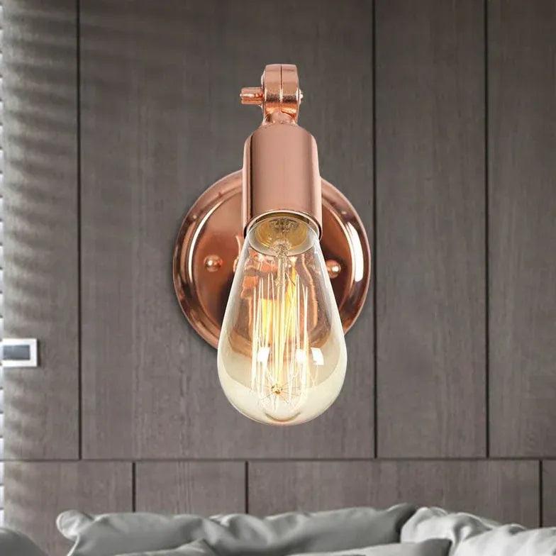 Elegant Rose Gold Wall Lights for Indoor Decor - Perfect for Living Room, Bedroom & Hallway Lighting