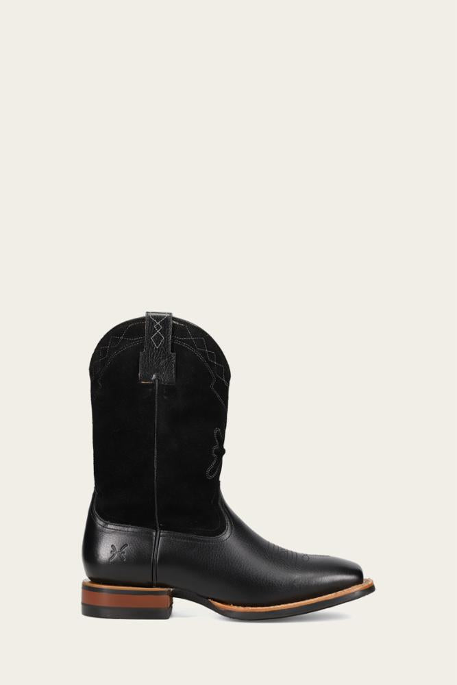Frye Men's 41604 Black Leather Boots - Durable & Stylish for Casual Wear, Work & Outdoor Activities