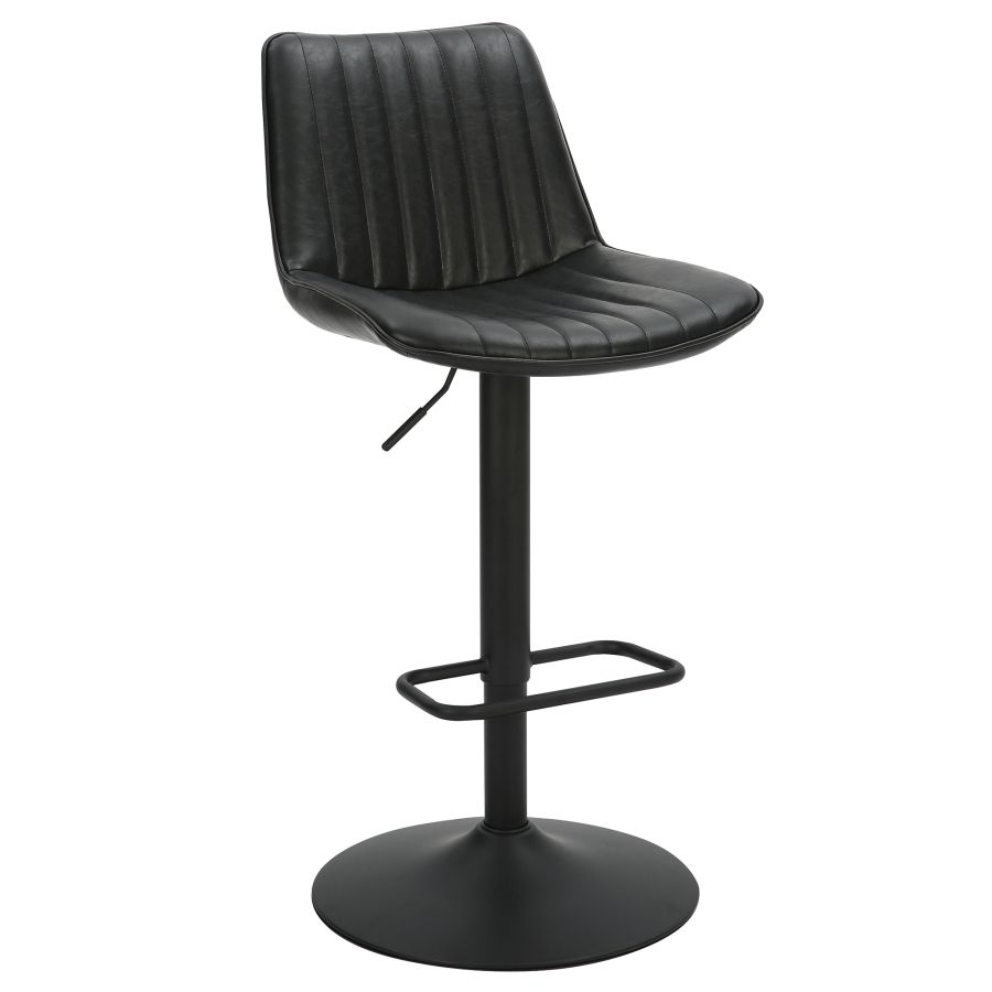 Adjustable Height Air Lift Swivel Stool - Ergonomic Office Chair with Pneumatic Lift for Home & Work - Perfect for Desk Work, Gaming, and Salon Styling