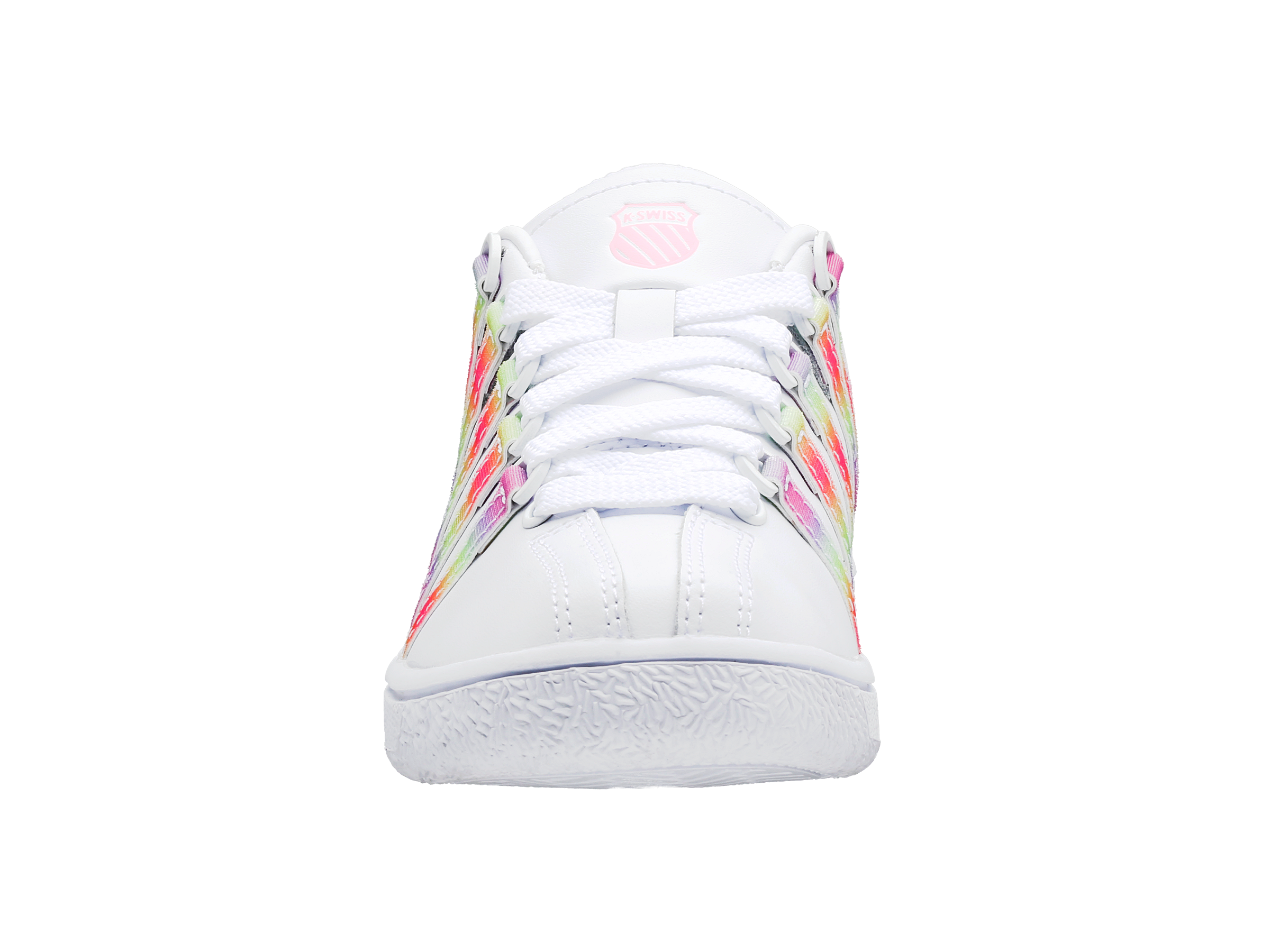 57161 184 M | CLASSIC LX Sneakers | White/Pastel Rainbow Colorway - Perfect for Casual Wear, Street Style & Everyday Comfort
