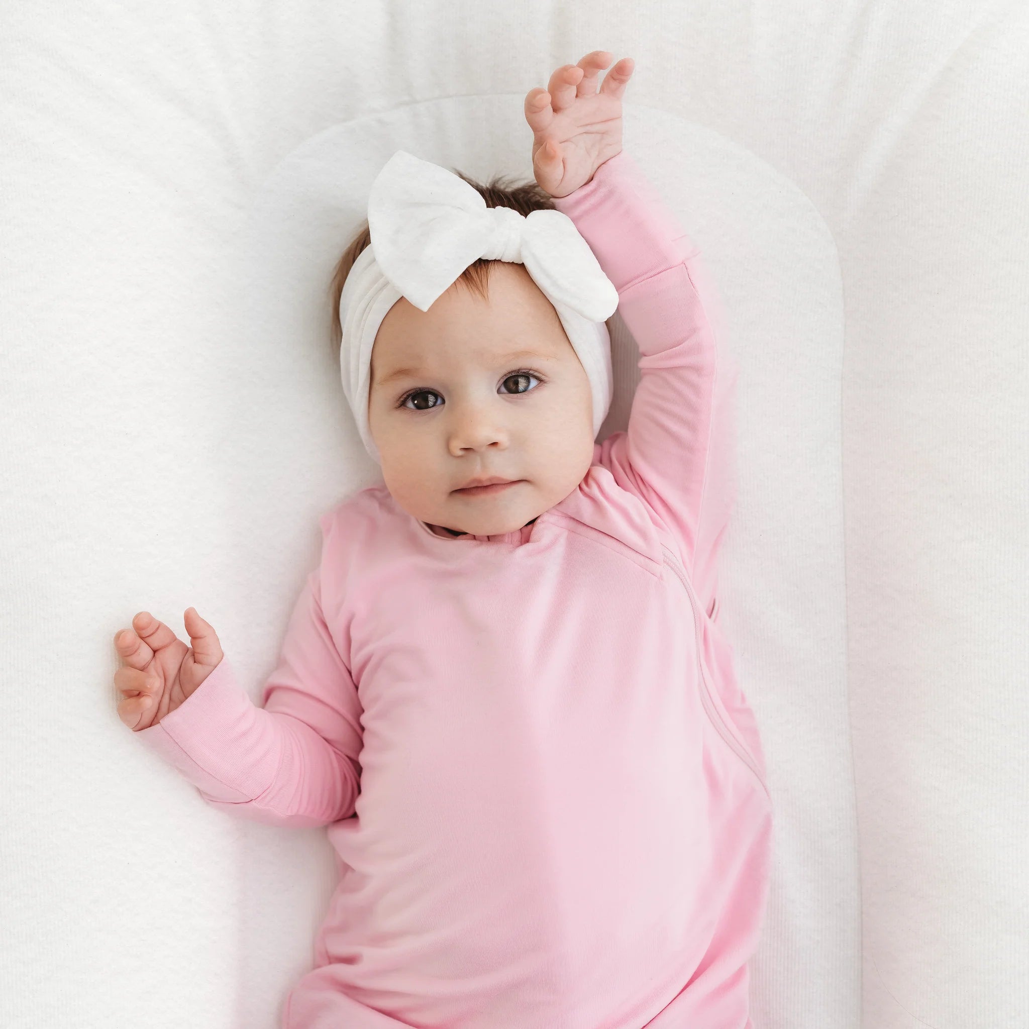 Petal Pink Baby Sleep Sack 0.5 TOG - Lightweight Swaddle Blanket for Newborns & Infants - Perfect for Nursery, Daycare & Travel