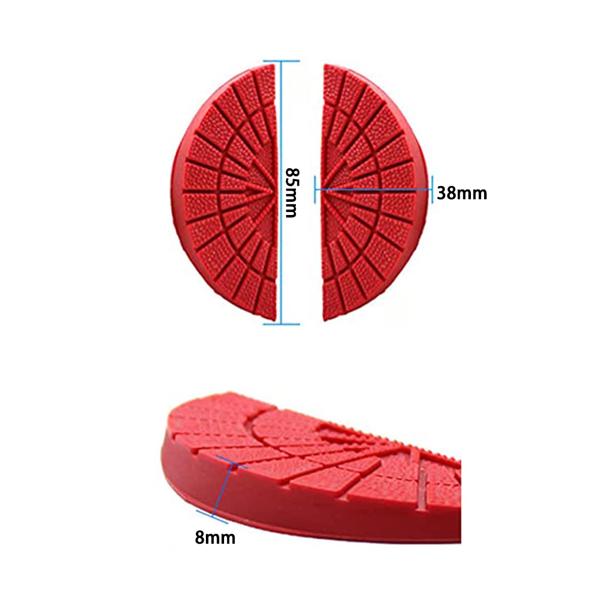 3 Pairs Non-Slip Sole Protectors for Sneakers - Durable Shoe Heel Repair Plates for Men & Women (White) - Perfect for Running, Walking & Everyday Comfort