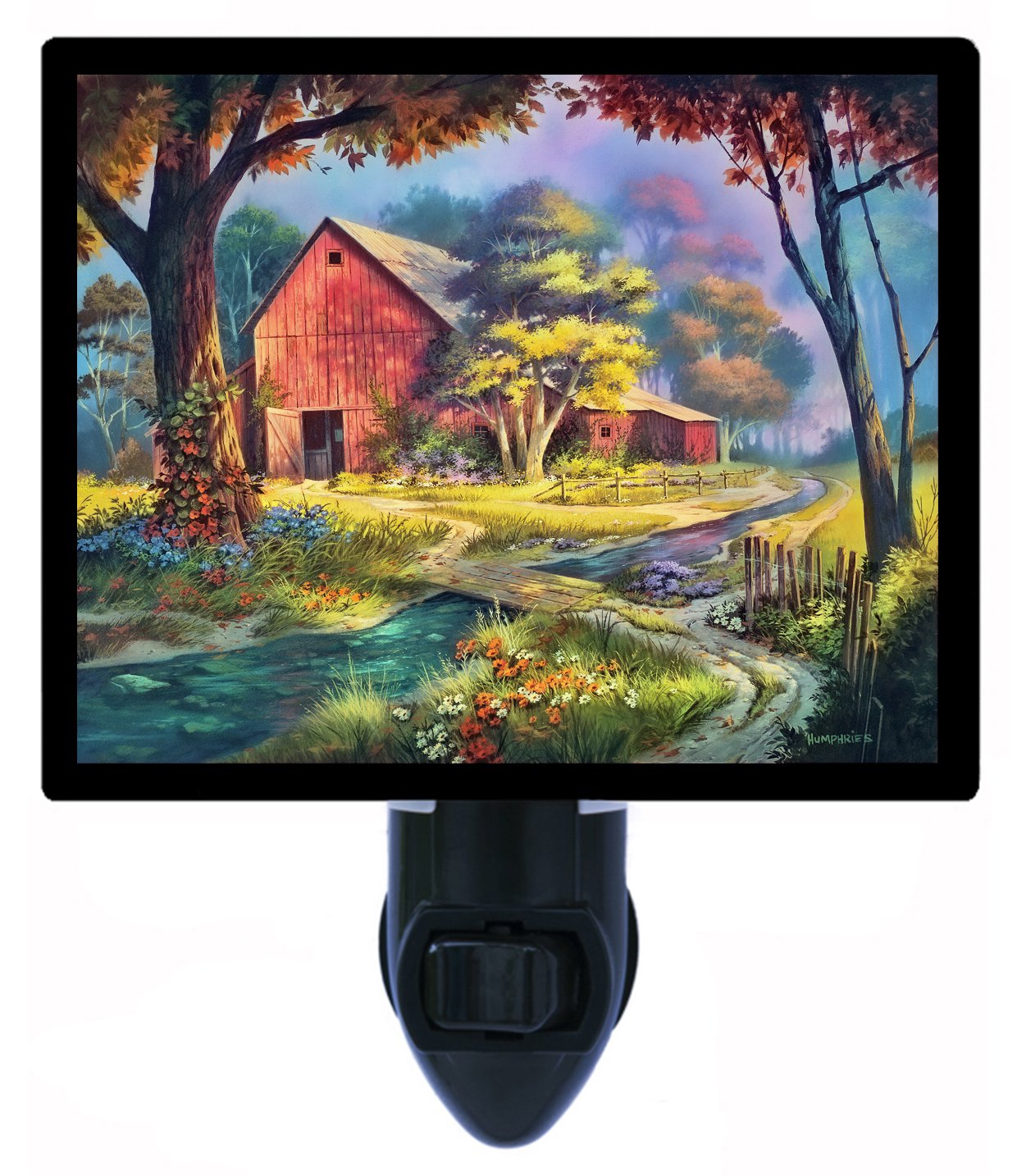 Country Night Light - Vintage Barn & Farmhouse LED Night Light for Bedroom, Nursery, or Home Decor | Perfect for Cozy Evenings & Relaxing Ambience