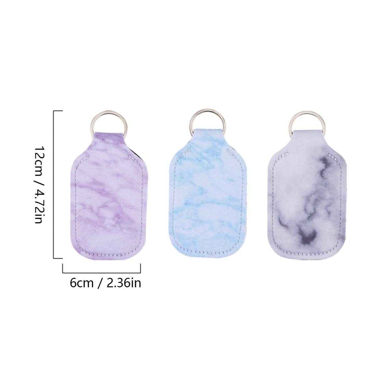 Cabilock Leak-Proof Silicone Travel Shampoo Bottles - 3 Pack Mini Refillable Containers for Toiletries, Cosmetics & Liquids | Perfect for Airplane Carry-On, Gym, Camping & Vacation