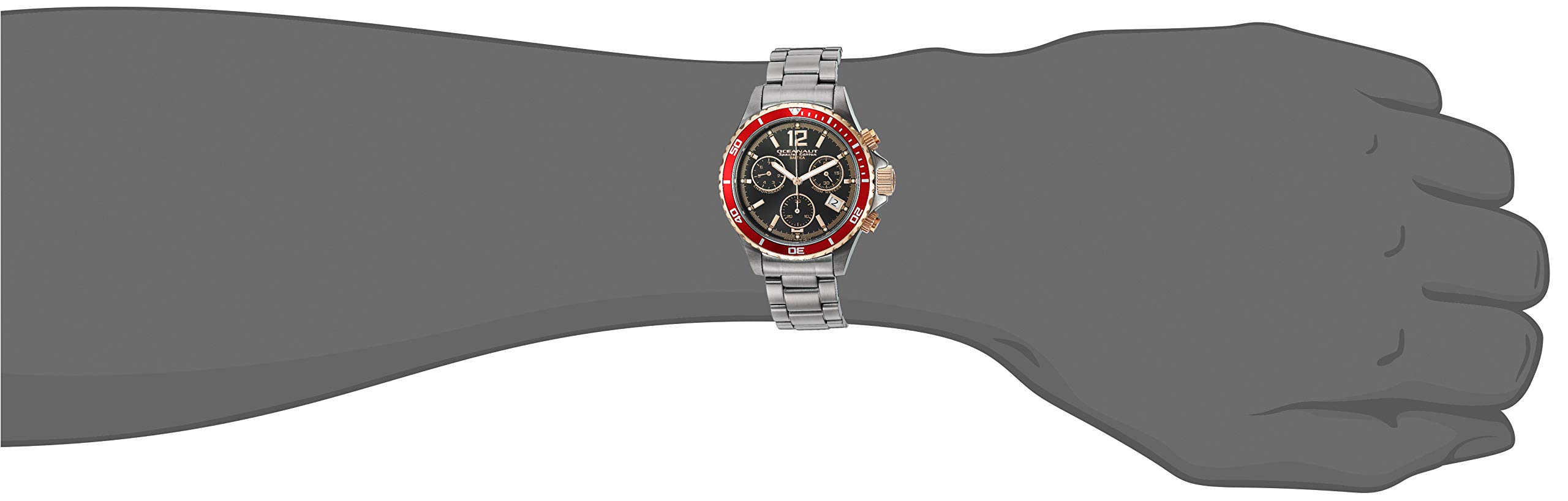 Oceanaut Men's Baltica Limited Edition Watch - Waterproof Stainless Steel Chronograph for Diving, Swimming & Outdoor Adventures
