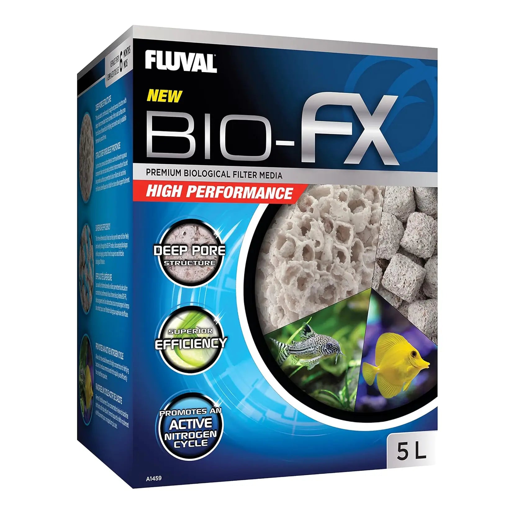 Fluval FX2 FX4 FX5 FX6 Replacement Filter Pads - Bio Foam, Nitrite, Phosphate & Carbon Foam for Aquarium Water Filtration | Fine Polishing Pad for Crystal Clear Fish Tank Water