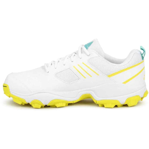 Adidas Crihase Cricket Shoes for Men - Yellow & Turquoise Sports Shoes - Perfect for Cricket Matches, Training & Outdoor Sports