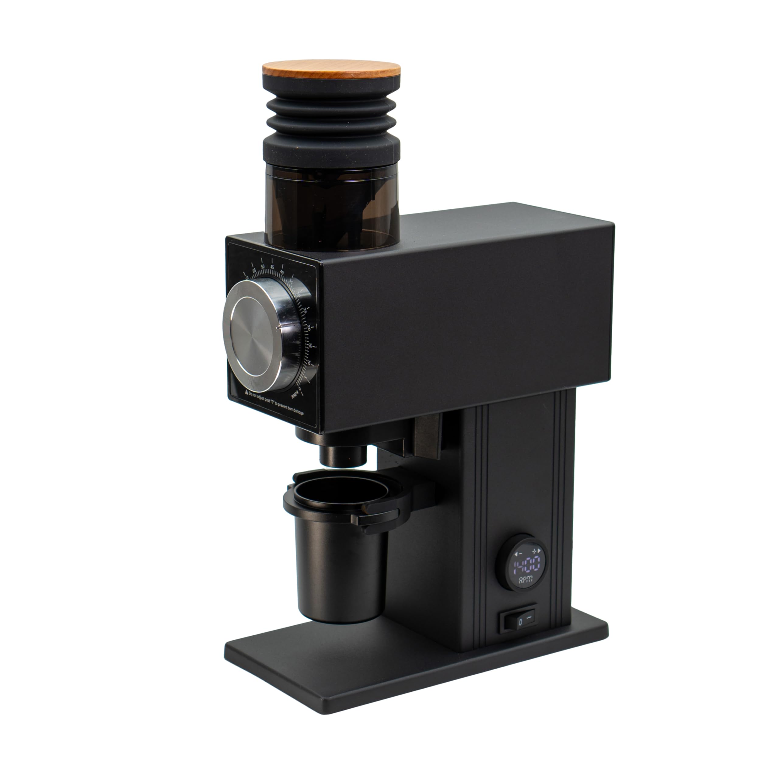 CF64V Variable Speed Single Dose Coffee Grinder - Professional Burr Grinder for Espresso, French Press & Pour Over - Perfect for Home Baristas & Coffee Enthusiasts