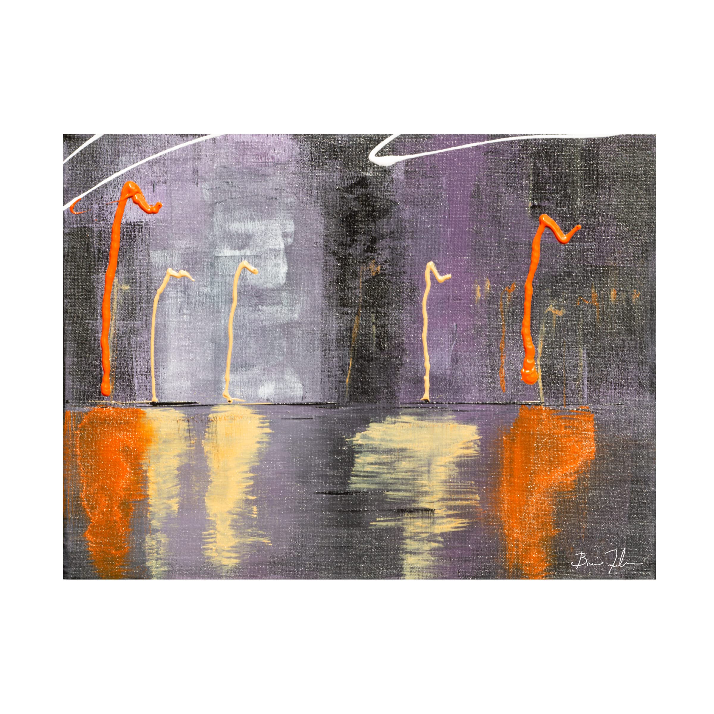 Brian Fisher 'Water Dance' Canvas Wall Art Print - Modern Abstract Home Decor for Living Room, Bedroom & Office - Trademark Fine Art Collection