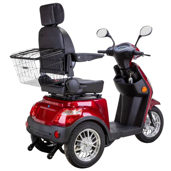 Bespoke Legacy Full Size 3 Wheel Mobility Scooter for Adults - Lightweight Electric Scooter with Long Battery Life - Perfect for Outdoor, Shopping & Travel