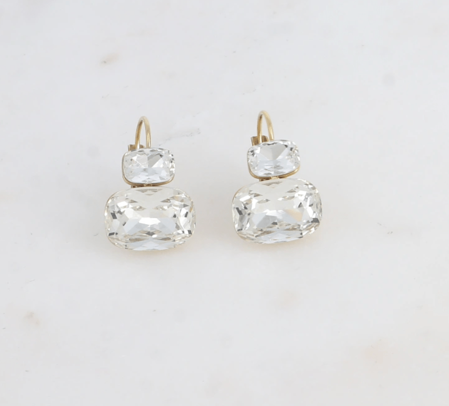 Elegant Crystal Stud Earrings for Women - Timeless Shine & Comfort for Everyday Wear, Parties & Special Occasions