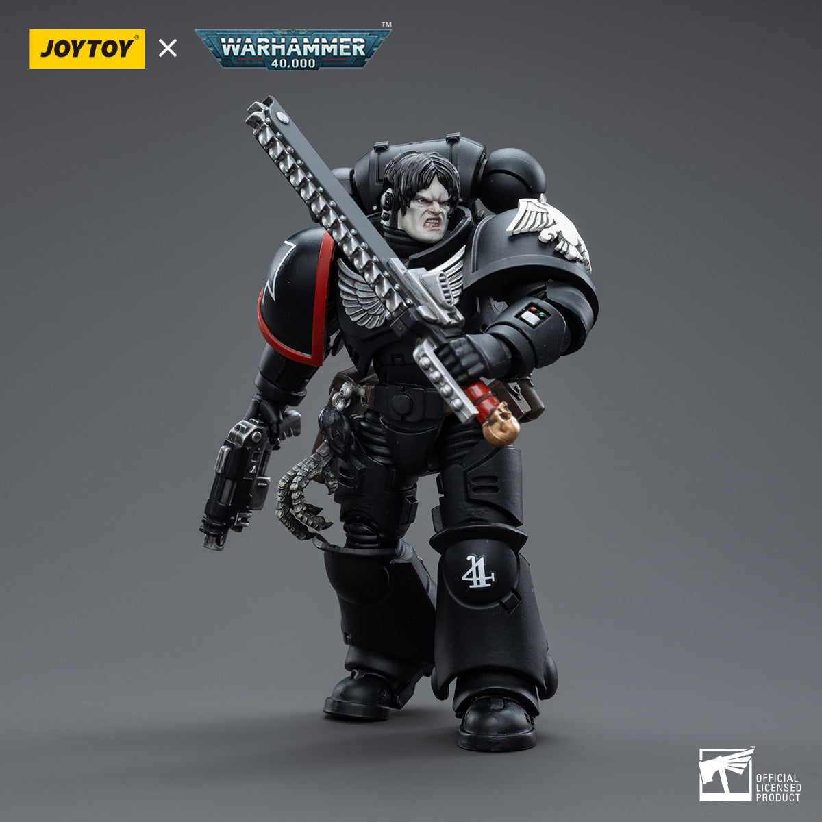 JOYTOY 1/18 Scale Warhammer 40K Raven Guard Intercessors Action Figure Set (4pcs) - Perfect for Collectors, Tabletop Gaming & Display