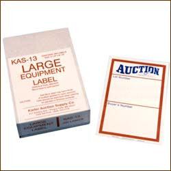 Large Equipment Labels 6 x 8.5 Inches - 100 Pack | Durable Industrial Asset Tags for Machinery, Tools & Warehouse Organization | Waterproof & Tear-Resistant
