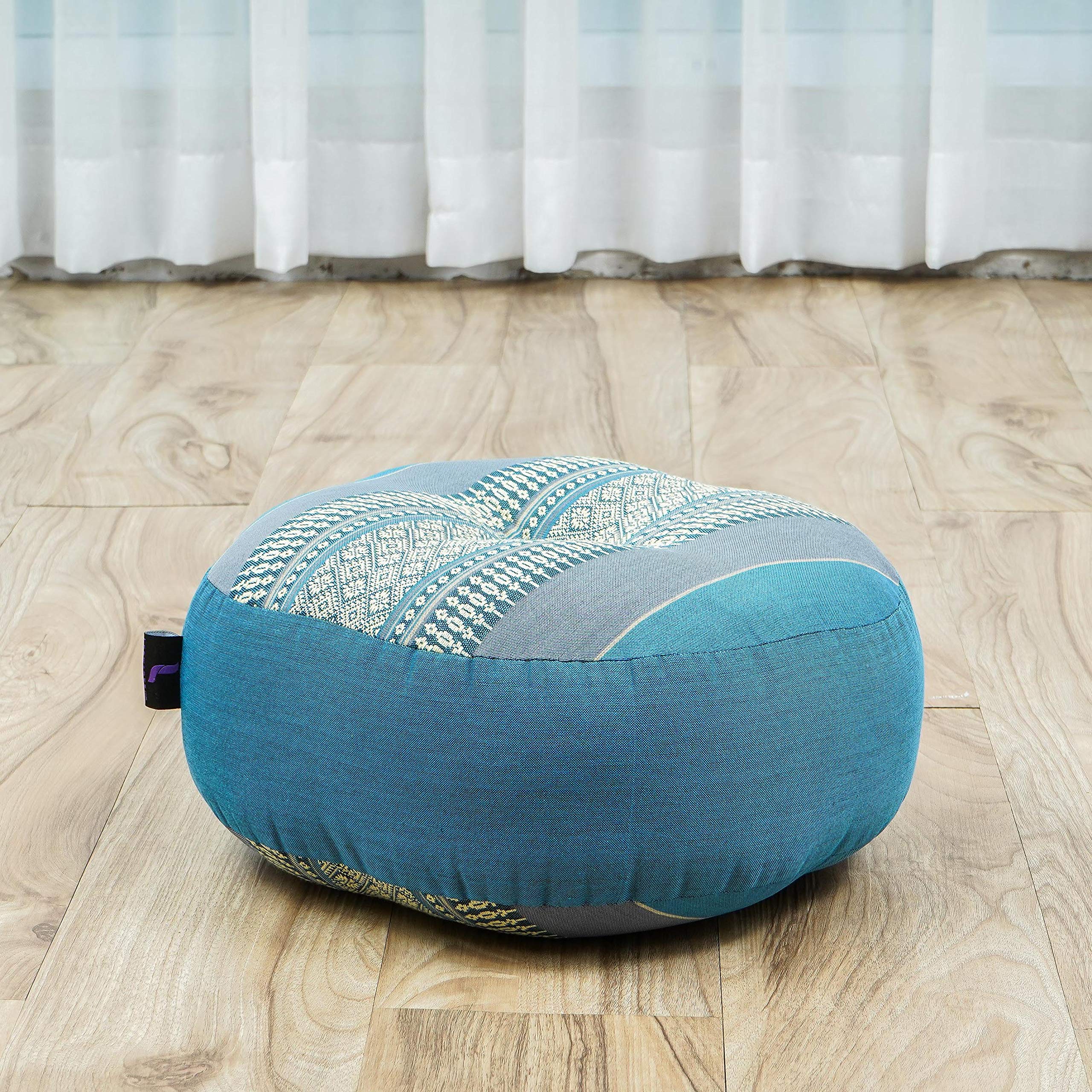 Premium Leewadee Meditation Cushion Set – Zafu Yoga Pillow & Zabuton Mat with Natural Kapok Filling for Comfortable Seated Meditation, Yoga & Mindfulness Practice at Home or Studio