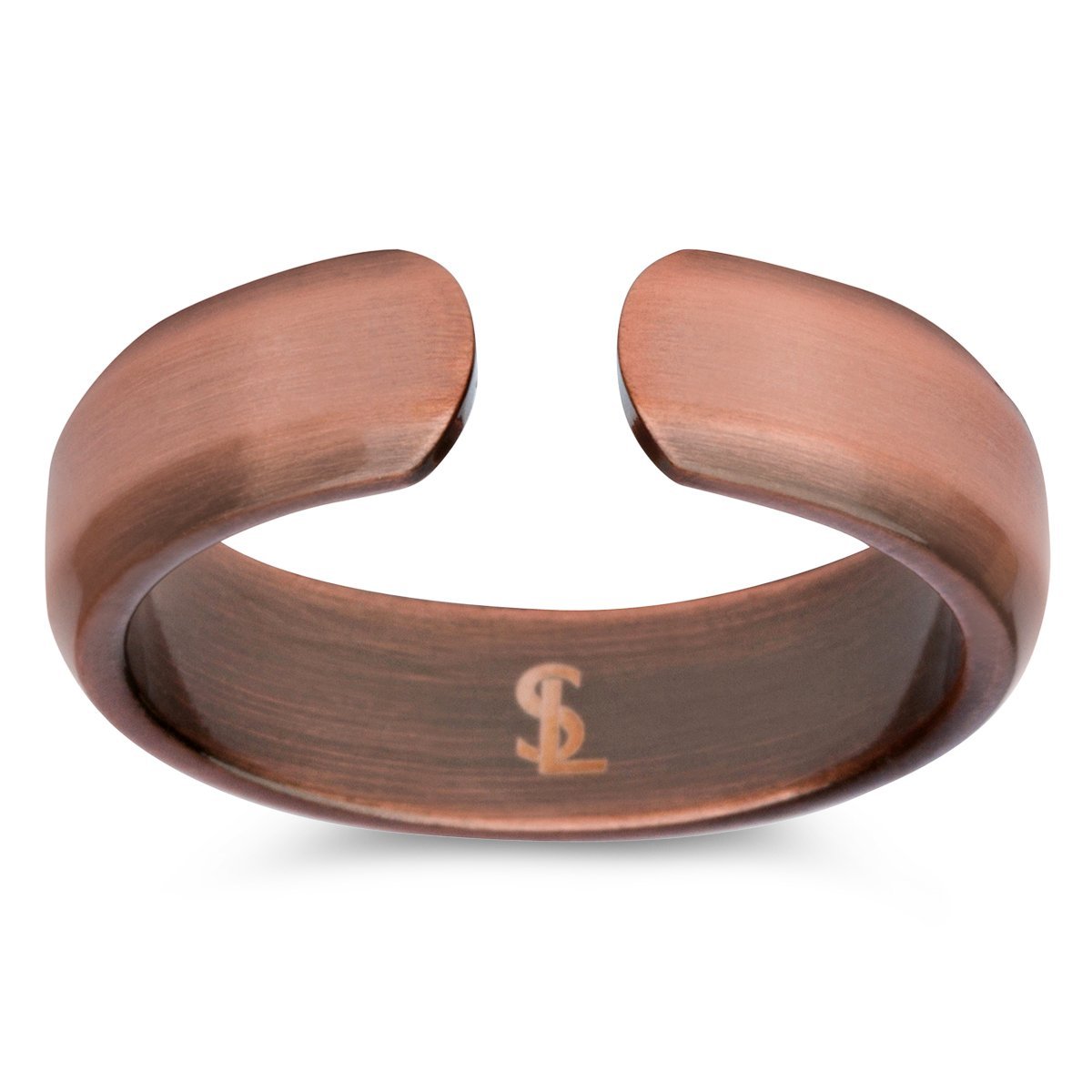 Smarter LifeStyle (2 Pack) Elegant Copper Magnetic Ring for Men and Women - Size 07 - Magnetic Therapy Jewelry for Arthritis Pain Relief & Improved Circulation - Perfect for Daily Wear & Wellness Gifts