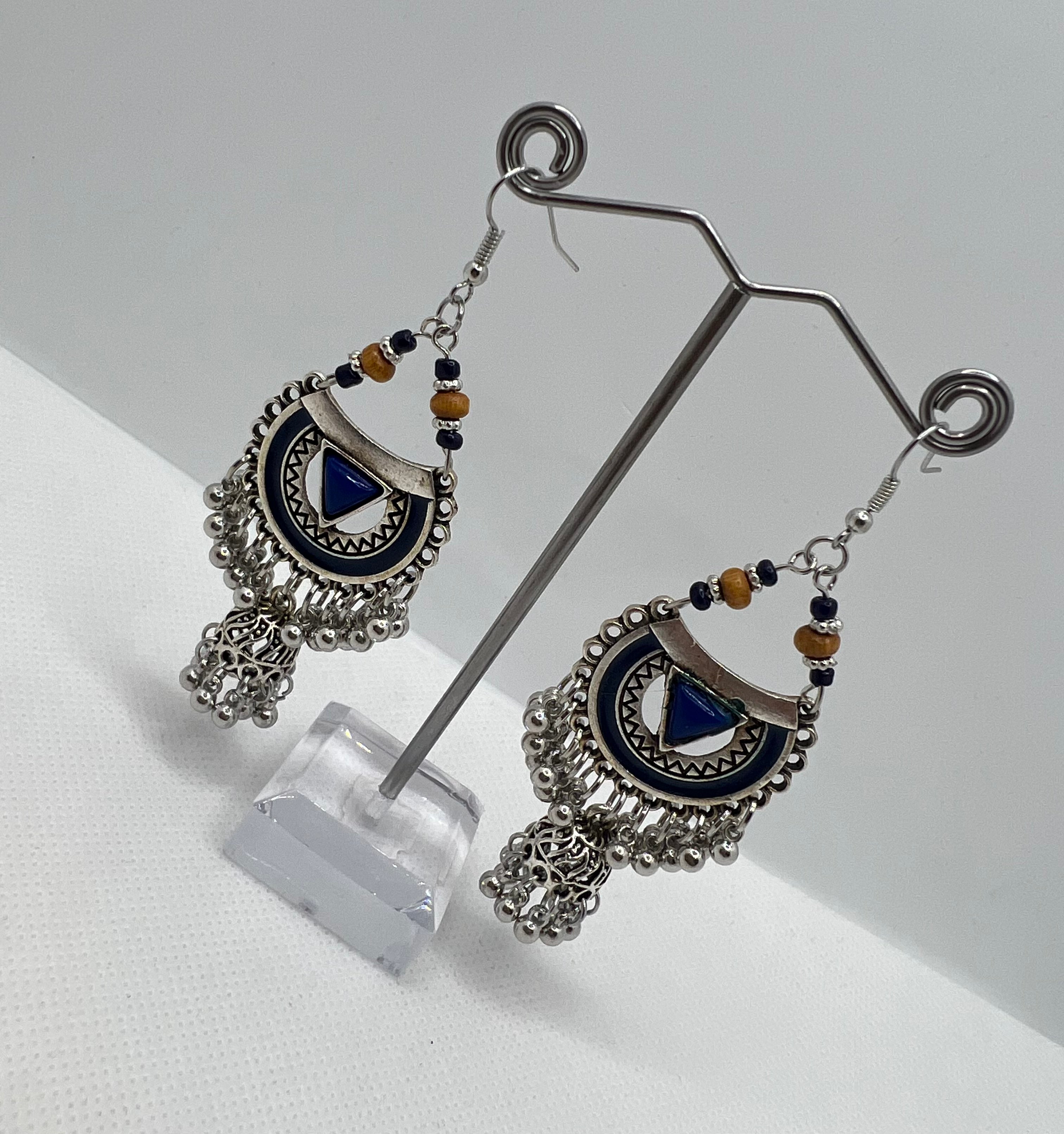 Oxidized Earrings for Women - Vintage Boho Style Handmade Jewelry - Perfect for Parties, Weddings & Everyday Wear